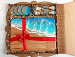 Blue Ocean Cheese Board Set